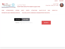 Tablet Screenshot of lynnetaterealestate.com